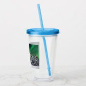 Nordlichter im Winter Acryltrinkbecher (Links)