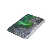 Nordlichter im Winter Badematte (Schrägansicht)