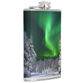 Nordlichter im Winter Flachmann (Rechts)