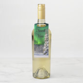 Nordlichter im Winter Flaschenanhänger (Auf Flasche)