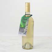 Nordlichter im Winter Flaschenanhänger (Angewinkelt)