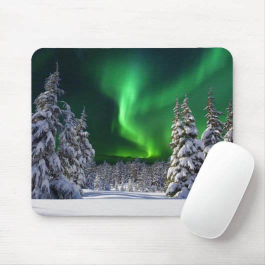 Nordlichter im Winter Mousepad (Mit Mouse)