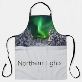 Nordlichter im Winter Schürze