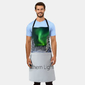 Nordlichter im Winter Schürze (Getragen)
