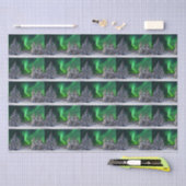 Nordlichter im Winter Seidenpapier (Handwerk)