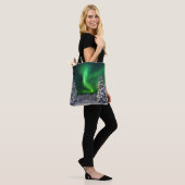 Nordlichter im Winter Tasche (Am Model)
