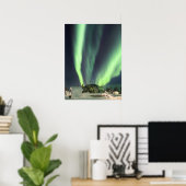 Nordlichter in Finnland Poster (Heimbüro)