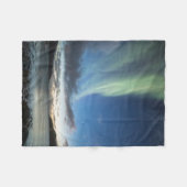 Nordlichter in Norwegen Fleecedecke (Vorderseite (Horizontal))