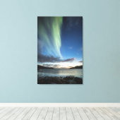 Nordlichter in Norwegen Leinwanddruck (Insitu (Holzboden))