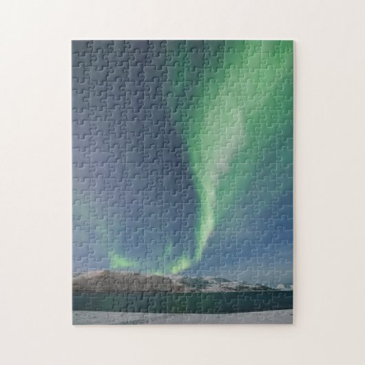 Nordlichter in Norwegen Puzzle (Vertikal)