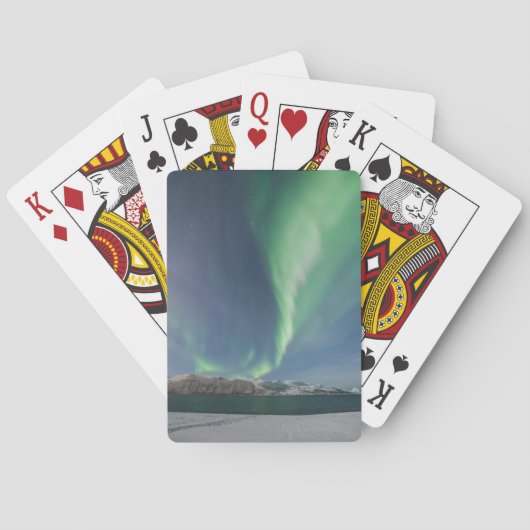 Nordlichter in Norwegen Spielkarten (Rückseite)