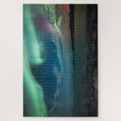 Nordlichter in Skandinavien Puzzle (Vertikal)