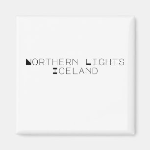 Nordlichter Island Magnet