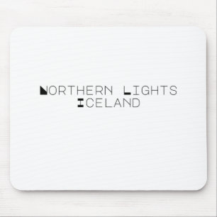 Nordlichter Island Mousepad
