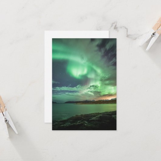 Nordlichter Karte (Vorderseite/Rückseite Beispiel)