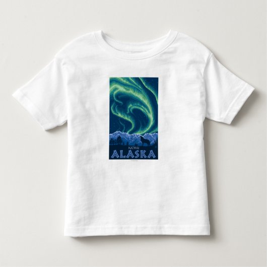 Nordlichter - Katmai, Alaska Kleinkind T-shirt (Vorderseite)
