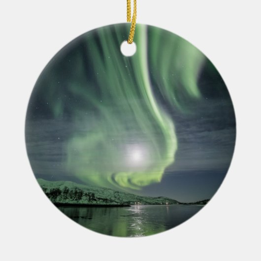 Nordlichter Keramik Ornament (Vorne)
