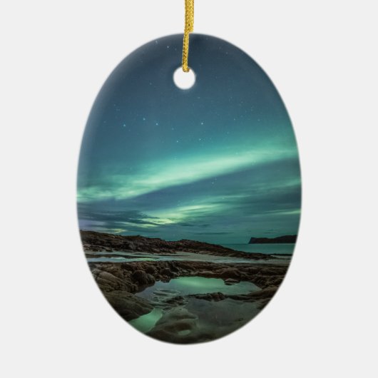 Nordlichter Keramik Ornament (Vorne)