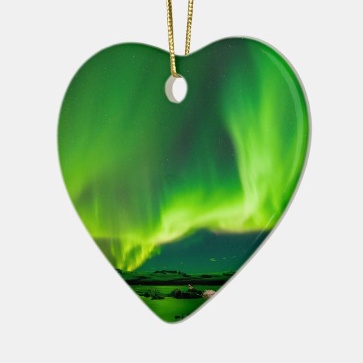 Nordlichter Keramik Ornament (Links)