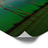 Nordlichter | Lake Winnipeg Kanada, Manitoba Poster (Ecke)