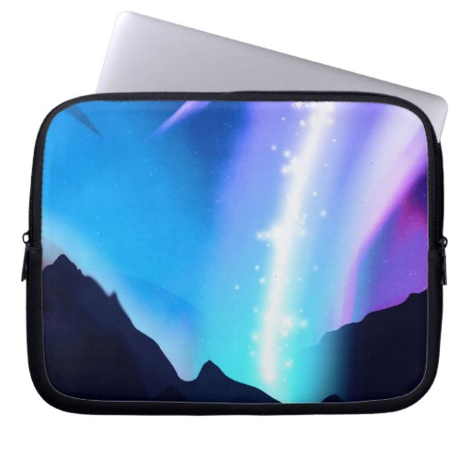 Nordlichter Laptopschutzhülle (Vorderseite)
