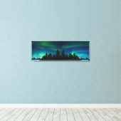 Nordlichter Leinwanddruck (Insitu (Holzboden))