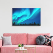 Nordlichter Leinwanddruck (Insitu (Wohnzimmer))