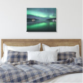 Nordlichter Leinwanddruck (Insitu (Schlafzimmer))