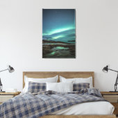 Nordlichter Leinwanddruck (Insitu (Schlafzimmer))
