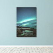 Nordlichter Leinwanddruck (Insitu (Holzboden))