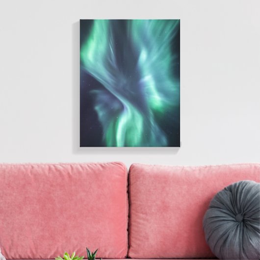 Nordlichter Leinwanddruck (Insitu (Wohnzimmer))