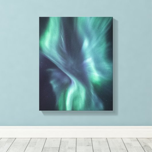 Nordlichter Leinwanddruck (Insitu (Holzboden))