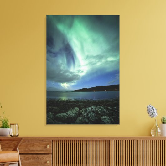 Nordlichter Leinwanddruck (Insitu (Wohnzimmer))