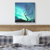 Nordlichter Leinwanddruck (Insitu (Schlafzimmer))