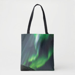 Nordlichter leuchtend Nordisland Tasche