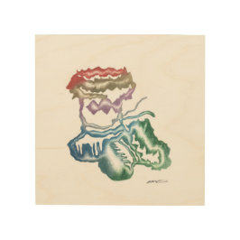 Nordlichter Maklaks hölzerner Druck