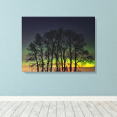 Nordlichter | Manitoba Canada Grande Pointe Leinwanddruck (Insitu (Holzboden))