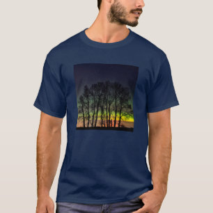 Nordlichter Manitoba Kanada Grande Pointe T-Shirt