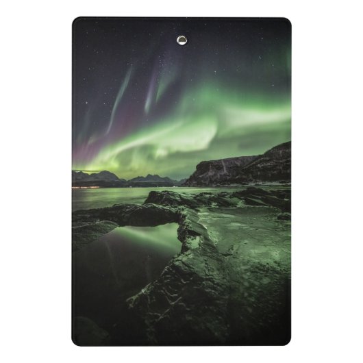 Nordlichter Mini Klemmbrett (Rückseite)