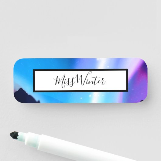 Nordlichter Namensschild (Beispiel)