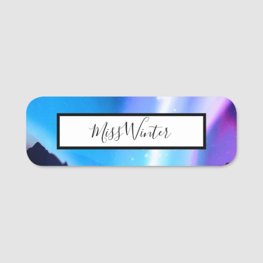 Nordlichter Namensschild (Vorderseite)