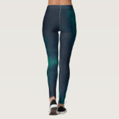 Nordlichter Night Sky Aktive Leggings (Rückseite)