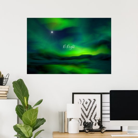*Nordlichter Nord-Star ist ein schönes Angebot Poster (Heimbüro)