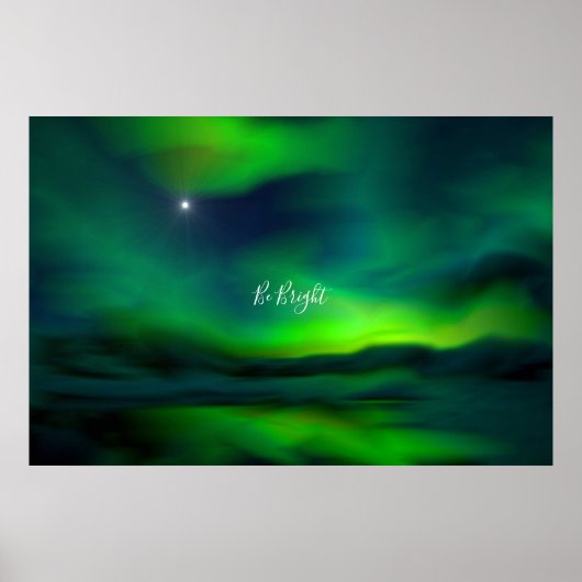 *Nordlichter Nord-Star ist ein schönes Angebot Poster (Vorne)