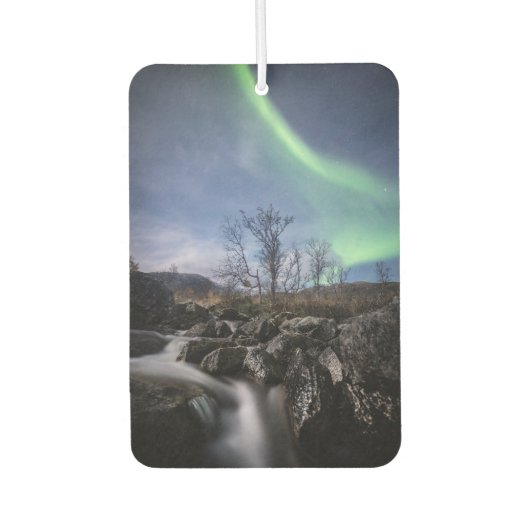 Nordlichter Norwegen Autolufterfrischer (Vorderseite)