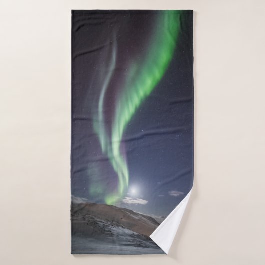 Nordlichter Norwegen Badehandtuch (Badehandtuch)