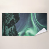 Nordlichter Norwegen Badehandtuch (Badehandtuch)