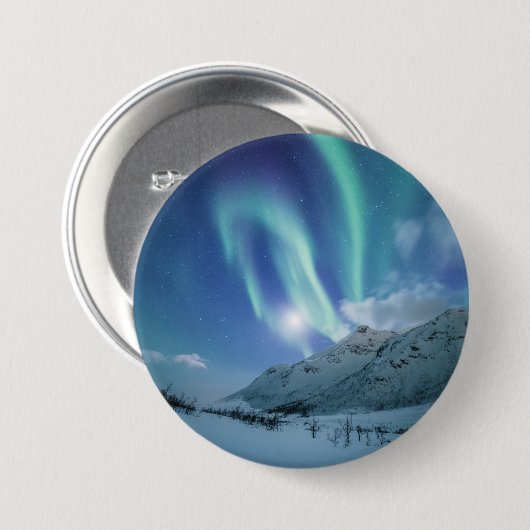 Nordlichter Norwegen Button (Vorne & Hinten)