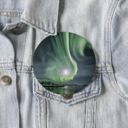 Nordlichter Norwegen Button (Beispiel)