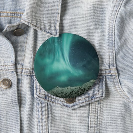 Nordlichter Norwegen Button (Beispiel)